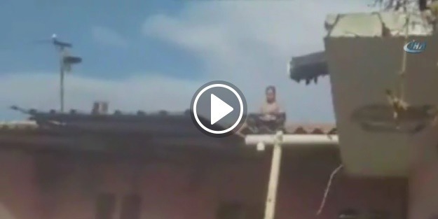 Sakar işçi çatıdaki ustayı öldürüyordu!