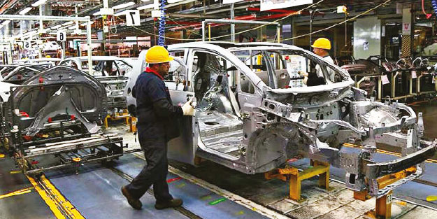 Sakarya’da 4 ayda üretilen 72 bin 116 aracın yüzde 85’i ihraç edildi