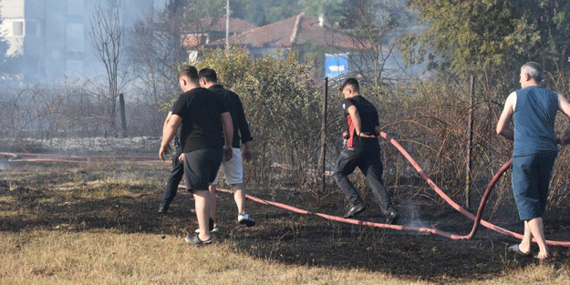 Sakarya'da arazi yangını ekipleri harekete geçirdi