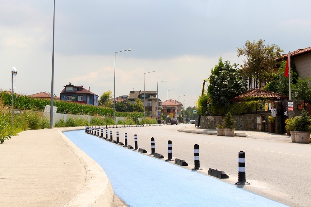 Sakarya’da bisiklet yolları standartlara uygun hale getirildi 