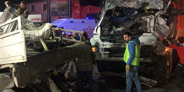 Sakarya'da feci kaza: 1 ölü, 2 yaralı