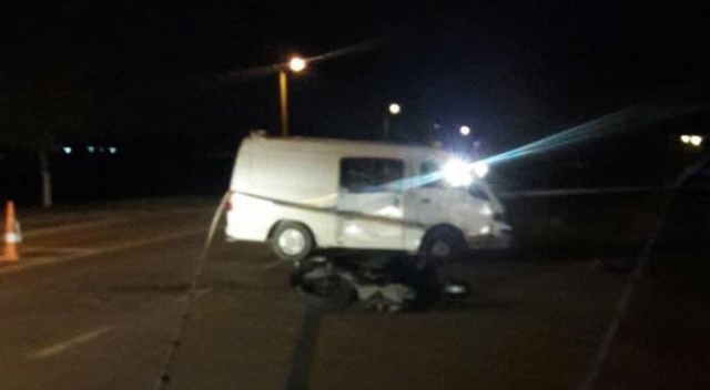 Sakarya'da kamyonet ile motosiklet çarpıştı: 1 ölü