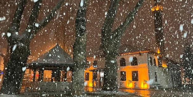 Sakarya'da yağan kar, kartpostallık manzaralar oluşturdu