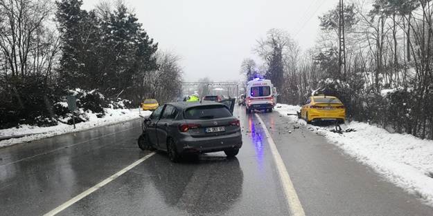 Sakarya'da zincirleme kaza!