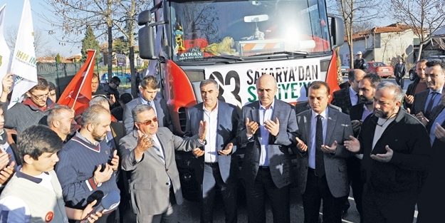 Sakarya’dan bir TIR daha yola çıktı