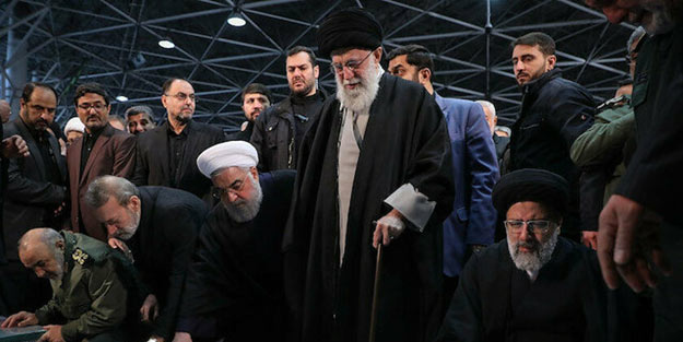 Saldırı sonrası Süleymani’nin cenazesi defnedildi