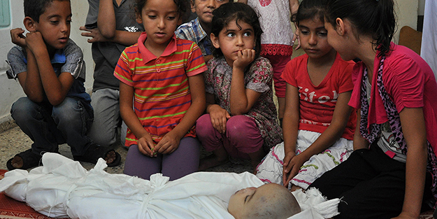 Saldırılarda 160 çocuk şehid oldu