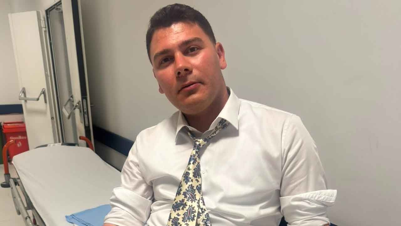 Saldırıya uğrayan muhabirimiz konuştu! Hem darp ediyorlar he
