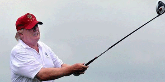 Salgın da neymiş? Golf varken! Trump’a tepki