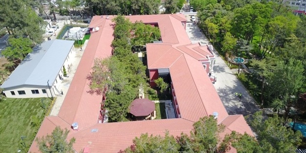 Salgın hastanelerinde son durum havadan görüntülendi: Yarın hizmete girecekler