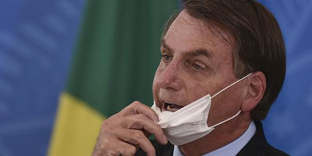 Salgını küçümsüyor! Pastaneye giden Brezilyalı lidere protesto