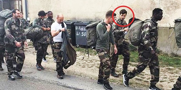 Salih Uçan askeri kampta