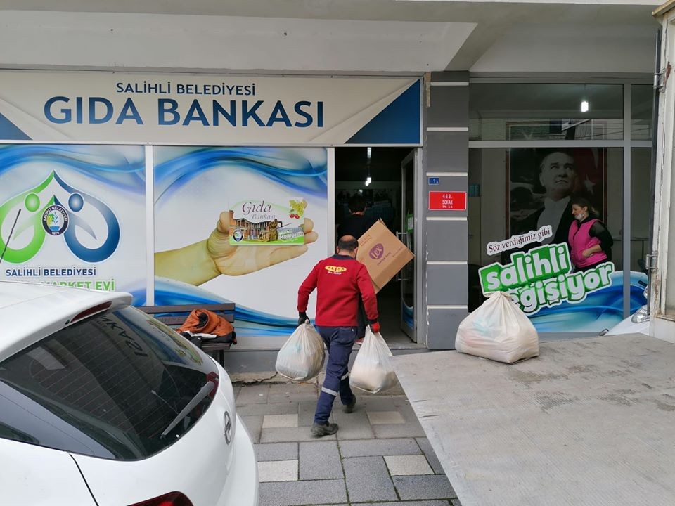 Salihli OSB korona virüse karşı tek yürek 