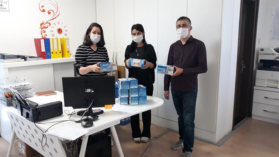 Salihli OSB’ye 19 bin maske 