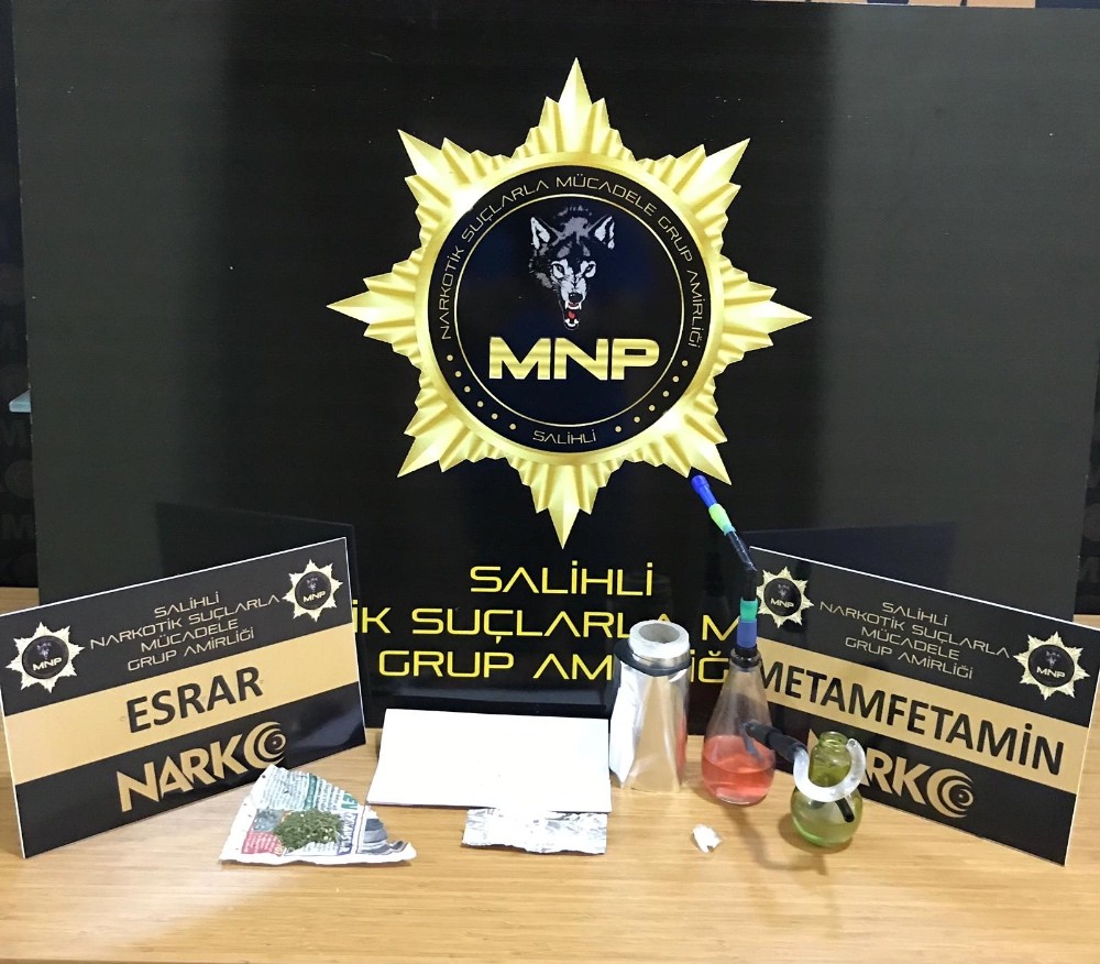 Salihli polisinden uyuşturucu operasyonu 