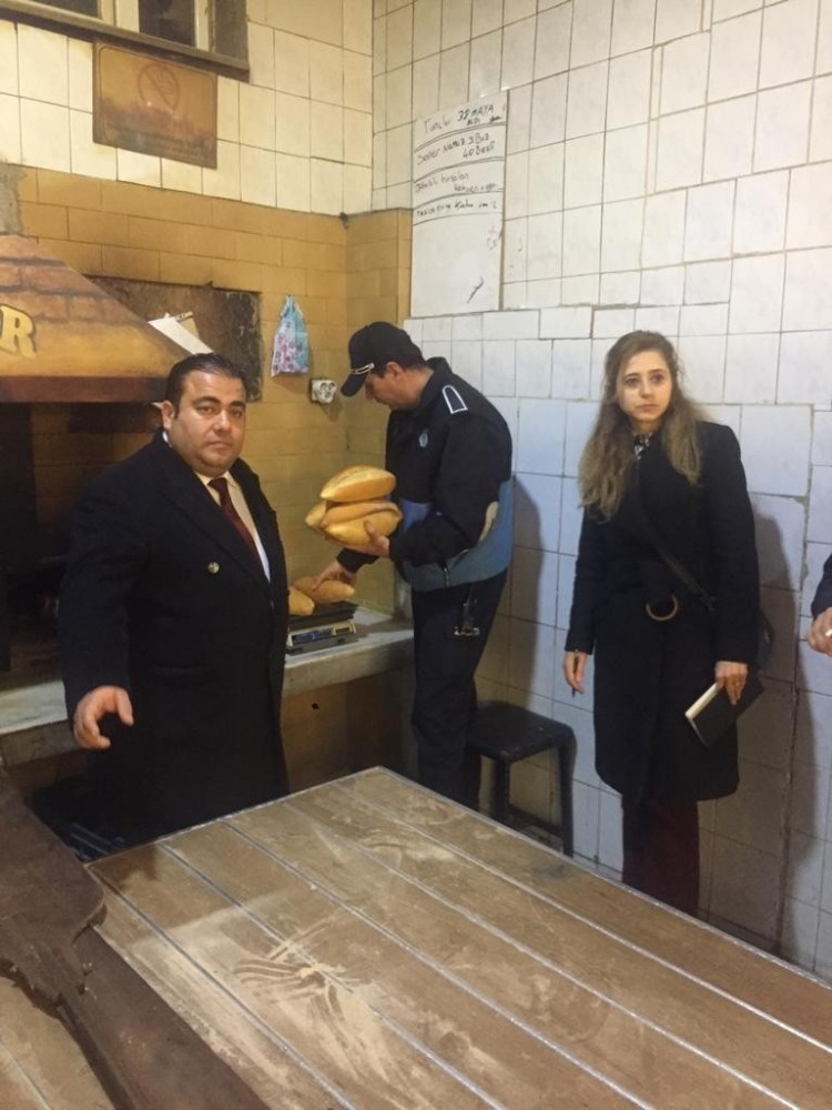 Salihli zabıtadan fırınlara gece denetimi 