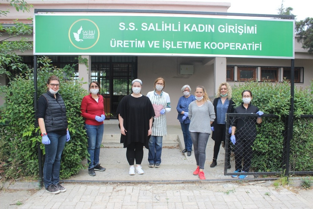 Salihli’de üreten kadınların güçbirliği 