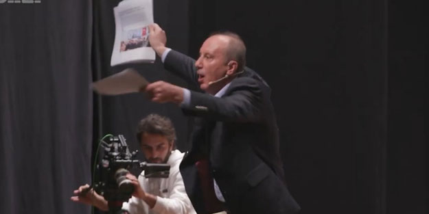 Salon karıştı! Muharrem İnce, kendisine soru soranları FETÖ'cü ilan etti