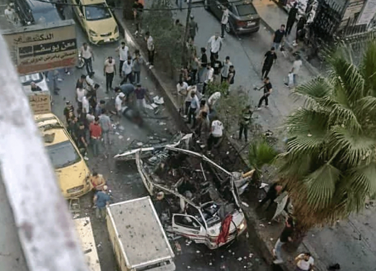 Şam kırsalında bombalı saldırı: Güvenlik güçlerini taşıyan servis hedef alındı