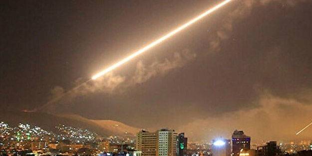 Şam'a hava saldırısı düzenledi