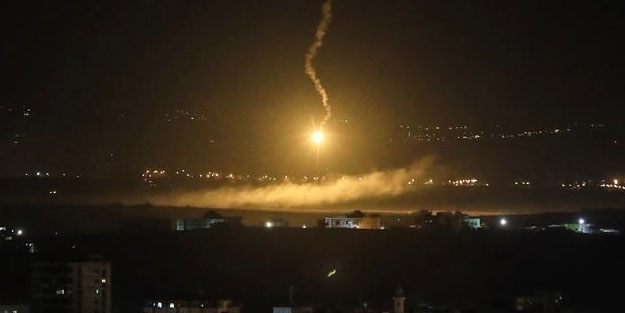 Şam'a hava saldırısı düzenlendi