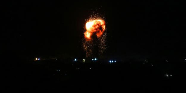 Şam'a hava saldırısı düzenlendi