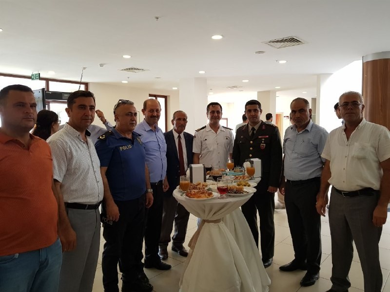 Samandağ’da bayramlaşma 