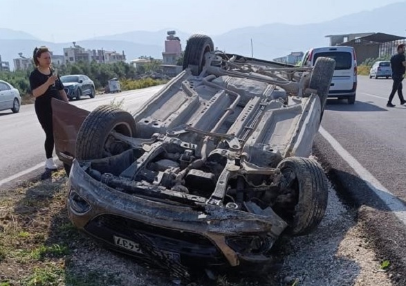 Samandağ'da trafik kazası: 2 yaralı