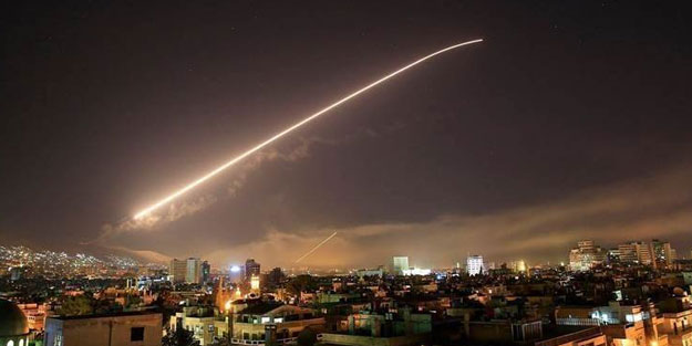 Şam'da büyük patlama! Hava savunma sistemleri devreye girdi