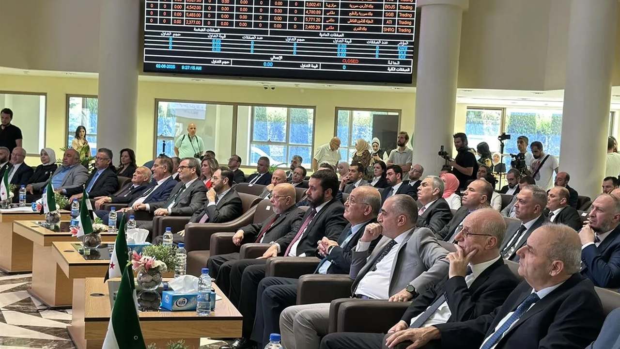 Şam'da Menkul Kıymetler Borsası yeniden açıldı