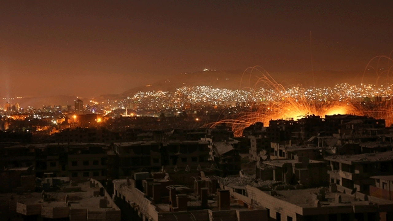 Şam'da patlama sesleri