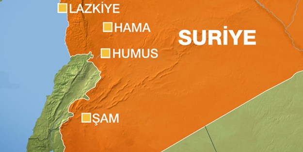 Şam'da Suriye rejimine ait uçak düştü!