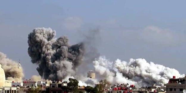 Şam'da zehirli gaz saldırısı!