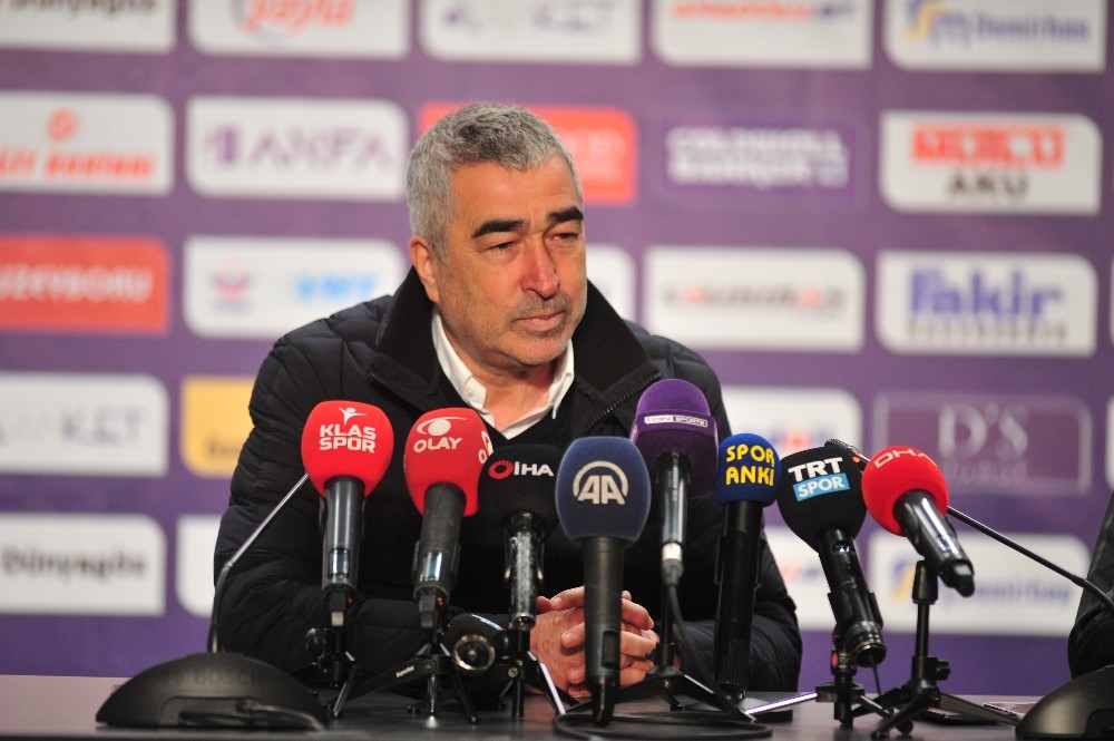 Samet Aybaba: İlk 45 dakika 3 tane net pozisyon girdik