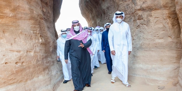 Samimiyet dikkat çekti! Körfez anlaşmasından ilk görüntüler