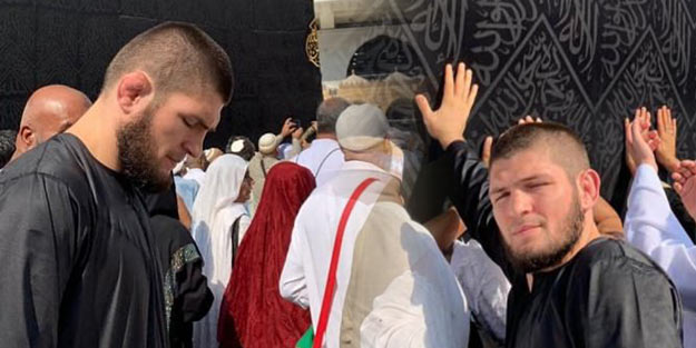 Şampiyon Habib Nurmagomedov kutsal topraklarda