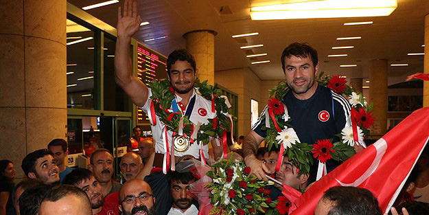 Şampiyona başkentte coşkulu karşılama