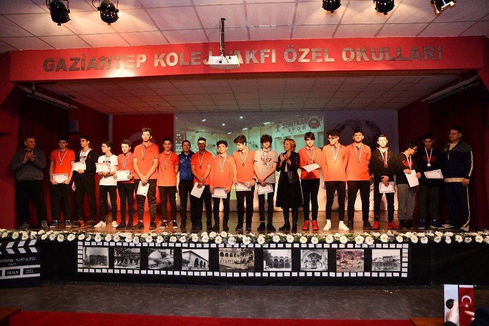 Şampiyonlar GKV’de ödüllendirildi 