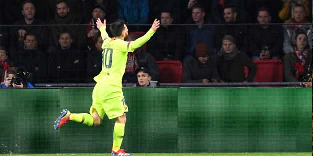 Şampiyonlar Ligi'nde haftanın oyuncusu Messi oldu