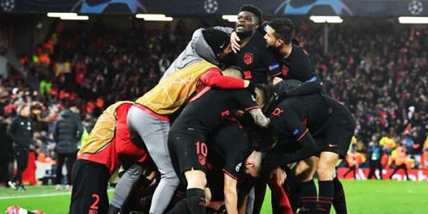 Şampiyonlar Ligi'ndeki dev maçta zafer Atletico Madrid'in