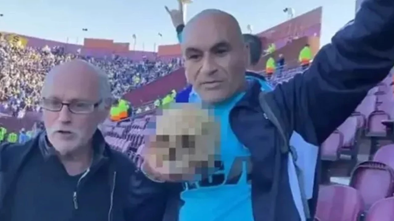 Şampiyonluk maçına dedesinin kafatasıyla gitti!