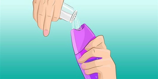 Şampuanınıza 3 yemek kaşığı tuz dökerseniz...