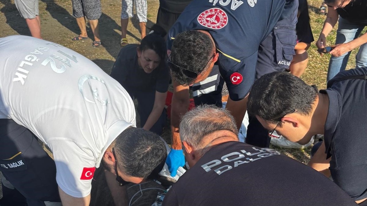 Samsun Atakum’da denize giren 4 kişi akıntıya kapıldı