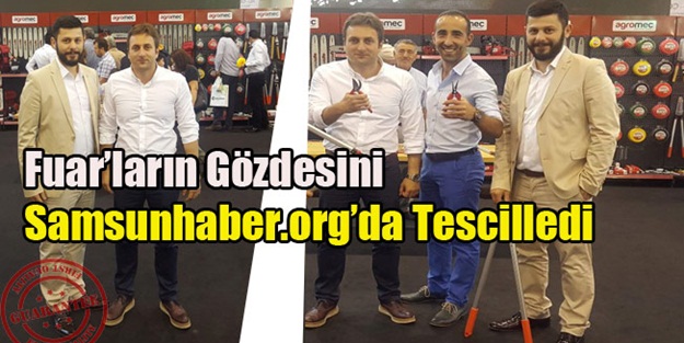 Samsun Tüyap 3. Tarım Fuarı'nda Agromec markası ilgi odağı oldu