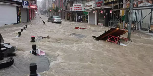 Samsun'da 1177 su baskını ihbarı yapıldı