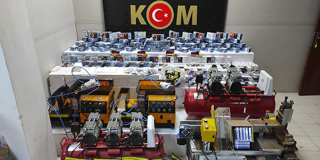 Samsun'da 87 bin 400 makaron ele geçirildi