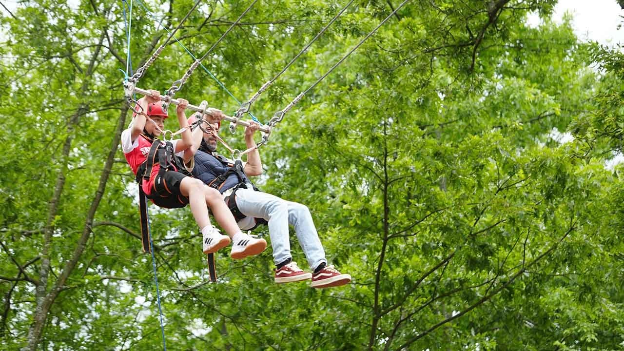 Samsun'da adrenalin tutkunlarının yeni adresi! Macera Parkı ziyaretçi akınına uğradı