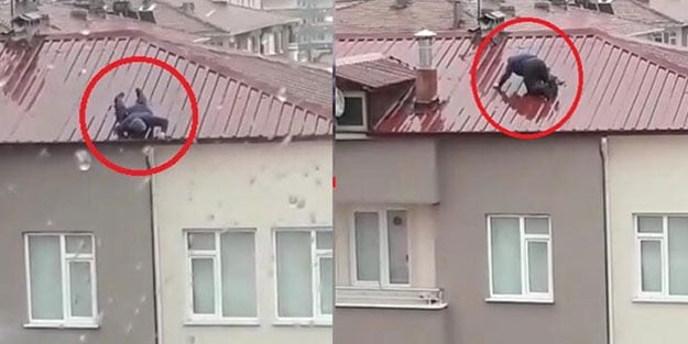 Samsun'da akılalmaz görüntü