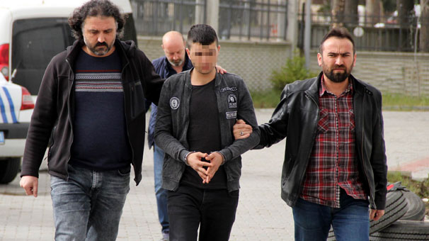 Samsun'da balkoncu, polisin takibi sonucu yakalandı