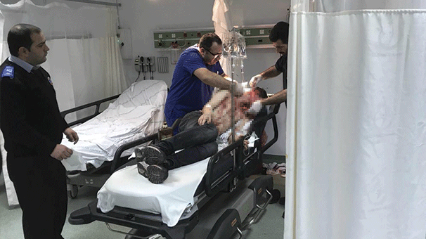 Samsun'da bıçaklı saldırı: 1 kişi yaralı